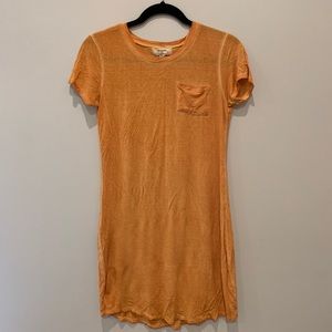 Yellow/ Orange T- Shirt Dress